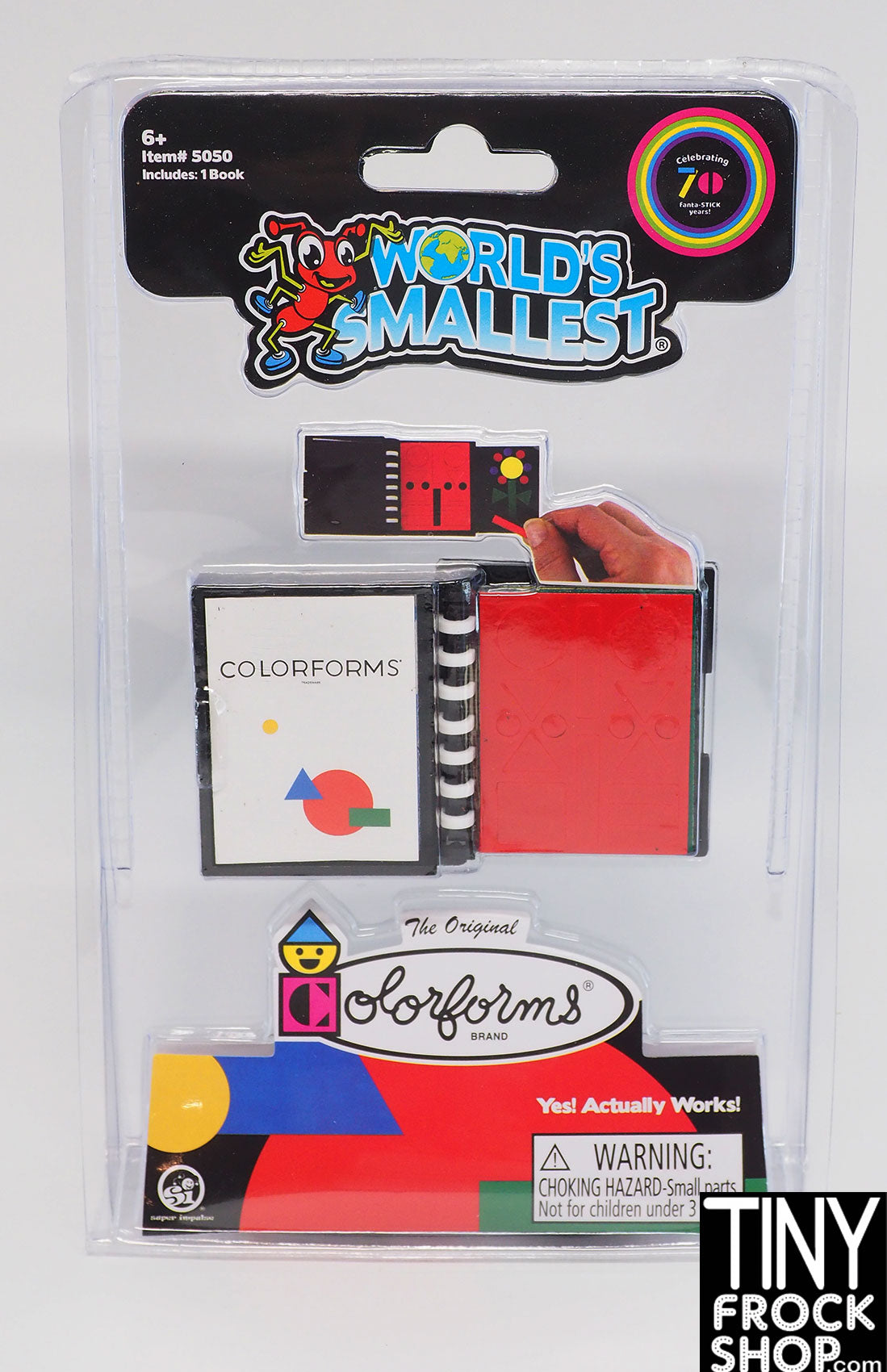Super Impulse Worlds Smallest Original Colorforms Book