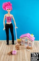 Pet Doggy Princhan Pudding Family House - NIP