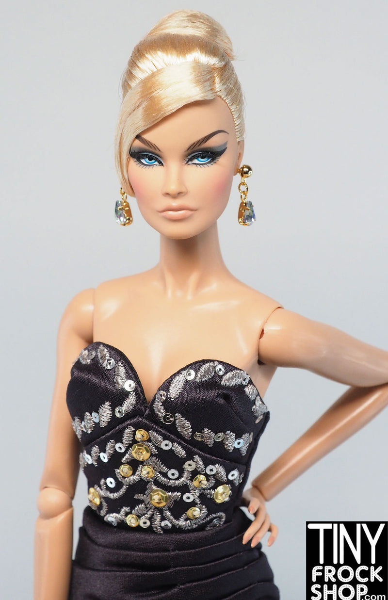 Barbie® 2005 Fashion Model Stolen Magic Brown Embroidered Dress