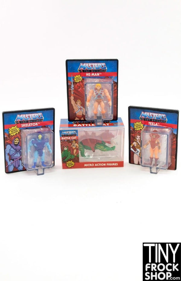 12" Fashion Doll Worlds Smallest Masters Of The Universe Mini Action Figures