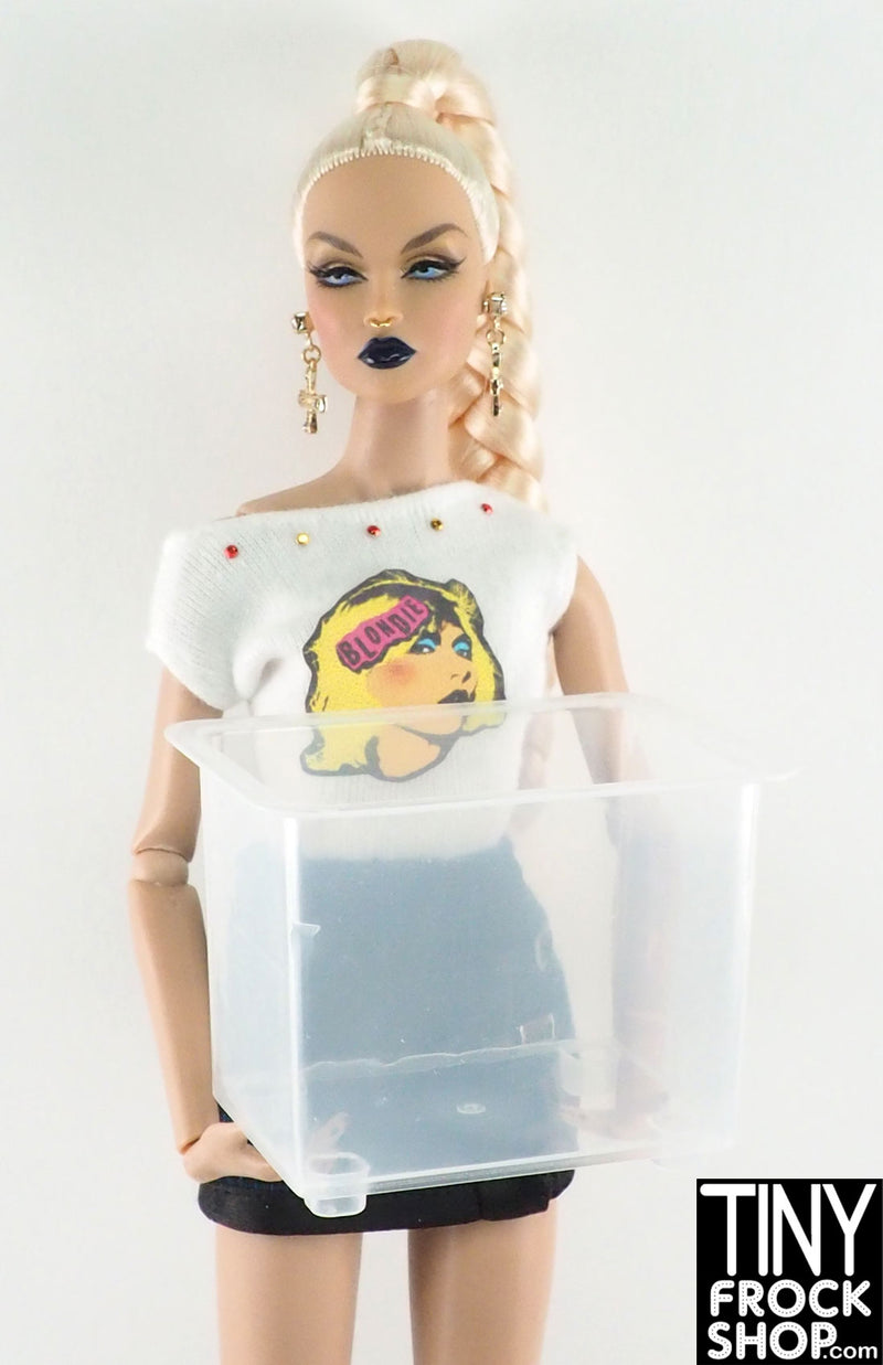 12" Fashion Doll Toy Box Storage Container