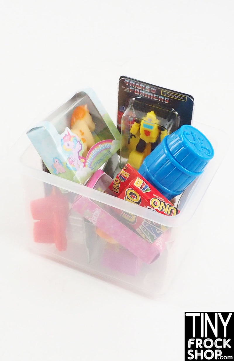 Tiny Frock Shop 12 Fashion Doll Toy Box Storage Container