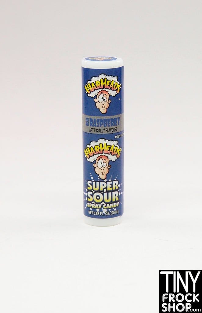 Zuru Mini Brands Warheads Raspberry Super Sour Spray Candy - TinyFrockShop.com