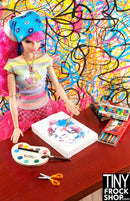 12" Fashion Doll Art Painting Palette