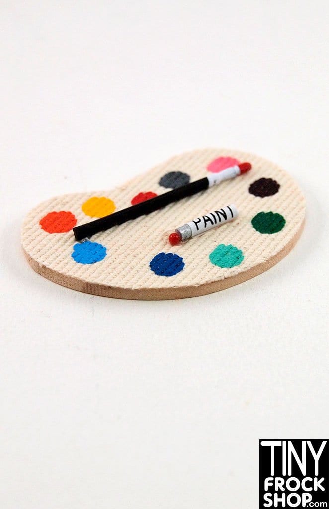 Tiny Frock Shop 12 Fashion Doll Art Painting Palette