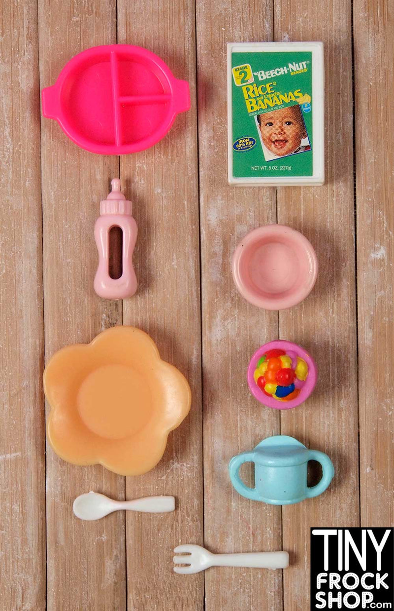 12" Fashion Doll Baby Cereal Food Set
