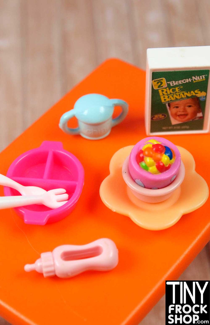 12" Fashion Doll Baby Cereal Food Set