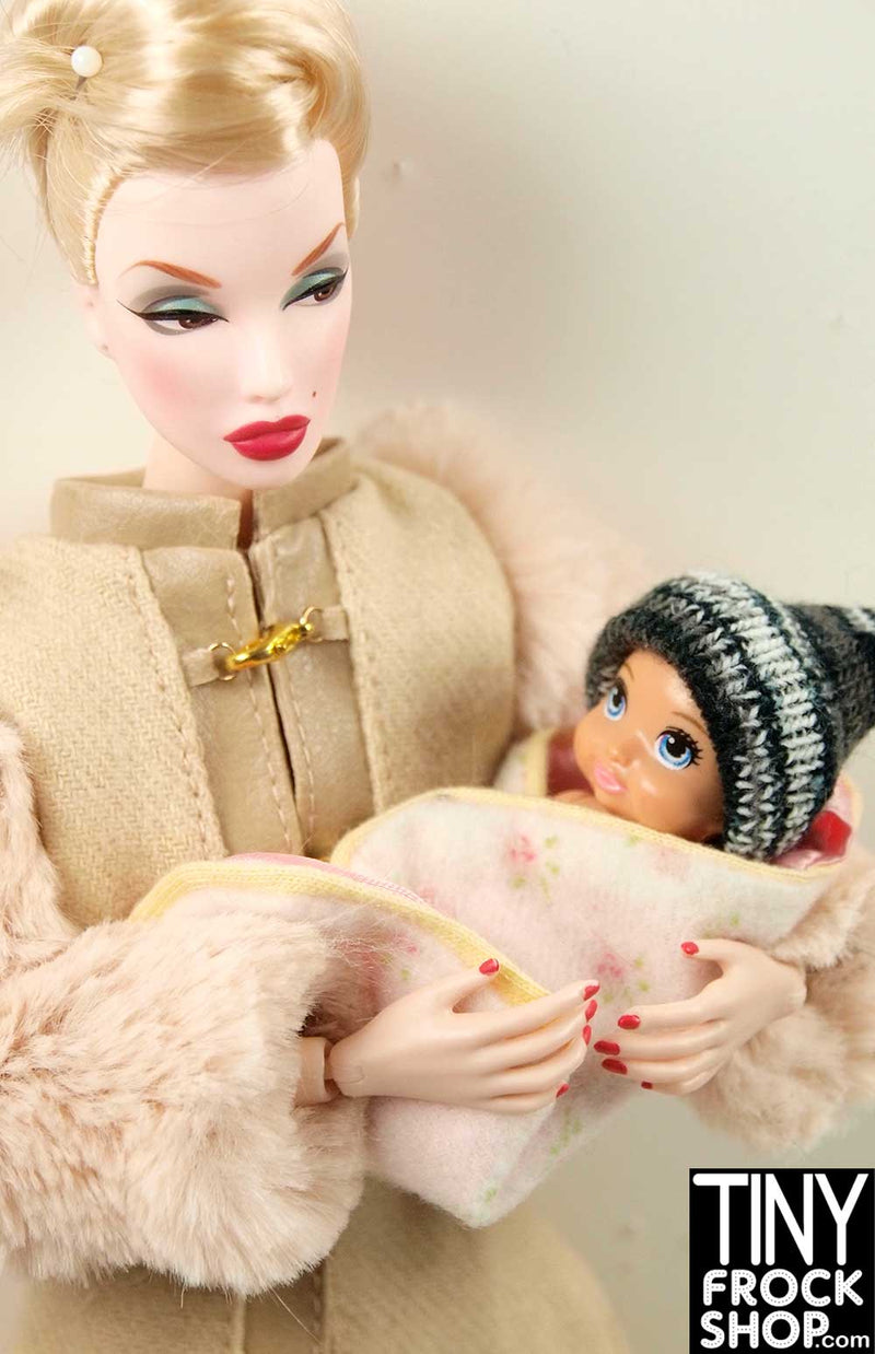 Barbie Knit Baby Cap Hat by Pam Maness - TinyFrockShop.com