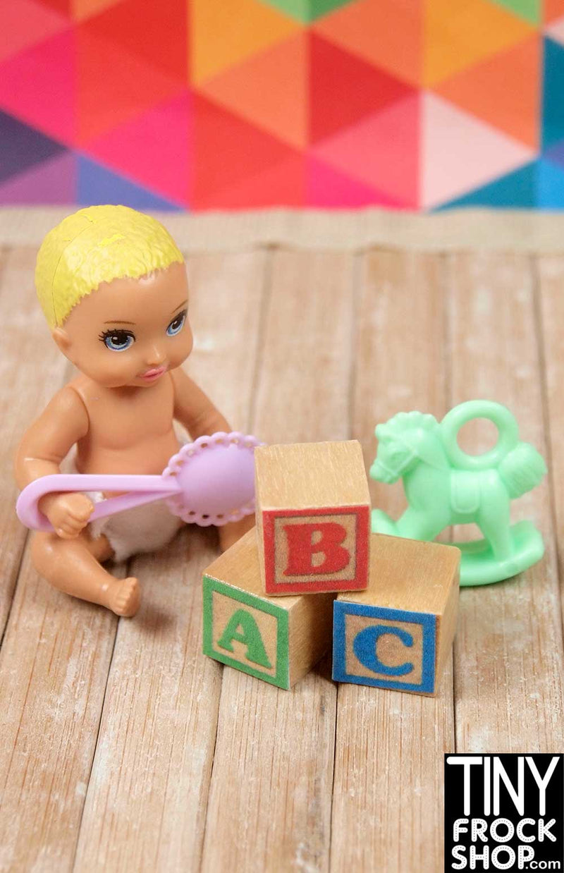 Barbie Baby Toy Set by Pam Maness for TFS - TinyFrockShop.com