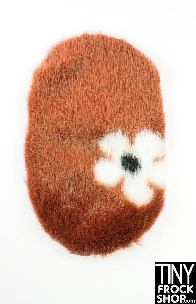 12" Fashion Doll 7 inch Oval Fur Area Rugs by Pam Maness