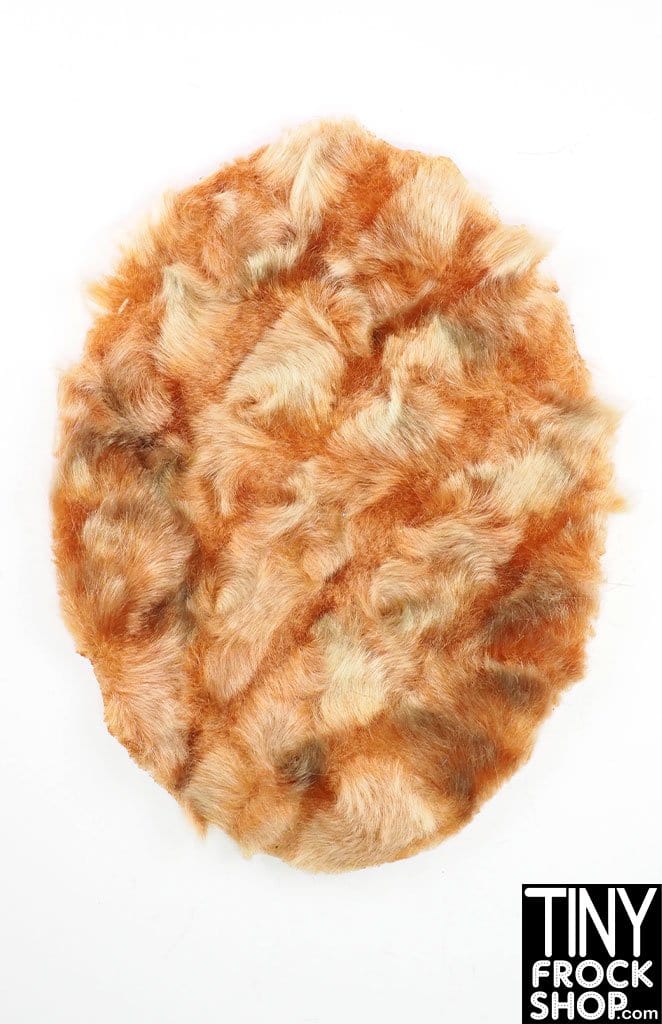 12" Fashion Doll 7 inch Oval Fur Area Rugs by Pam Maness