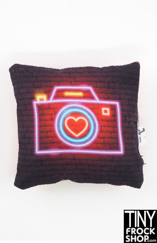 12" Fashion Doll Neon Camera Pillows by Dress that Doll