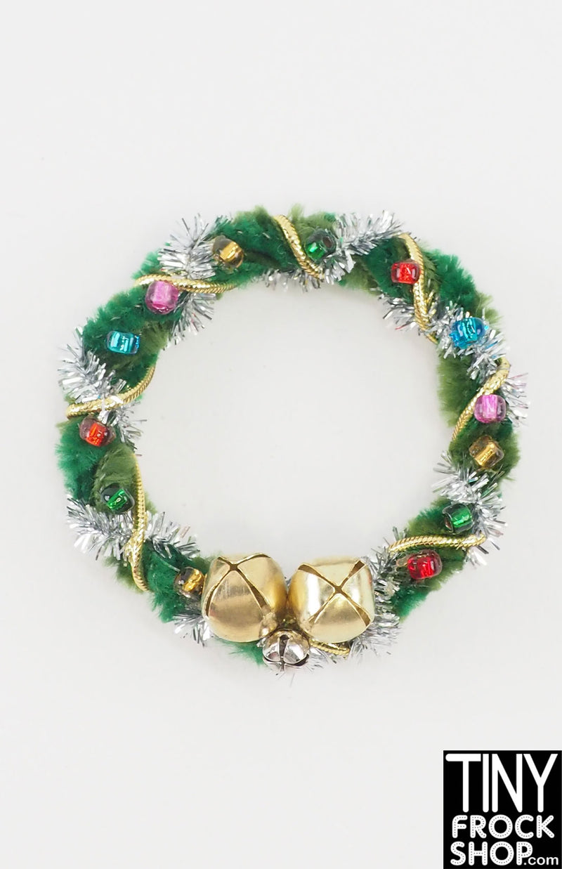 12" Fashion Doll Christmas Bells Wreaths By Ash Decker