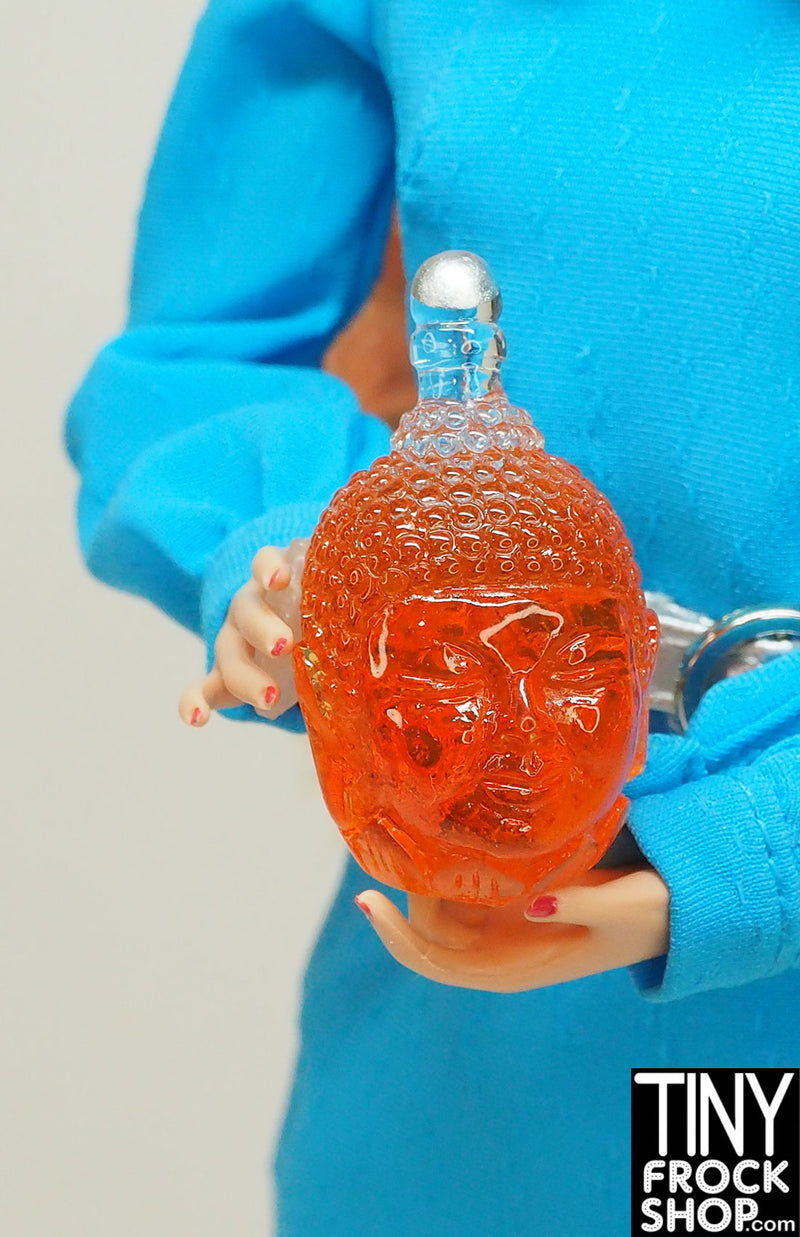 12" Fashion Doll Liquor Decanters - Buddha and Skull