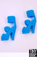 12 Inch Fashion Doll Beaded Cuff Bow Heel - Tiny Frock Shop