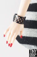 12" Fashion Doll Black Decorative Cuff Bracelets