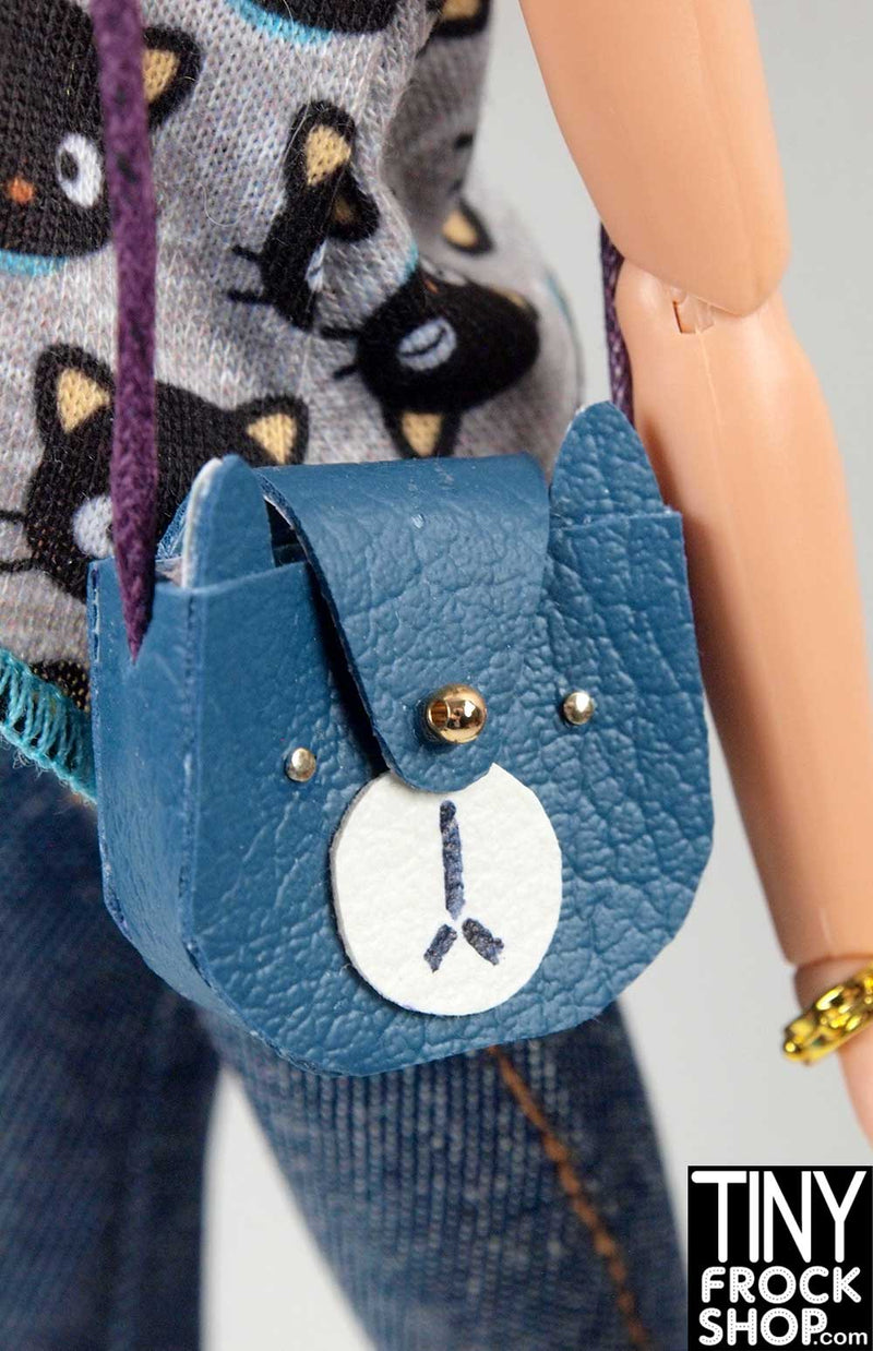 Barbie OOAK Handmade Blue Bear Handbag - TinyFrockShop.com