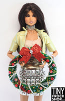 12" Fashion Doll Christmas Bow Wreaths By Ash Decker