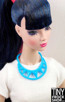 Blue Triangle Necklace - TinyFrockShop.com