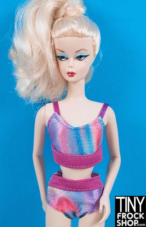 Barbie Blurry Striped Tankini - Tiny Frock Shop
