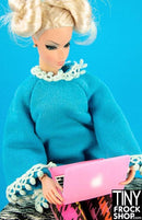 12" Fashion Doll Sized Laptop Computer - Tiny Frock Shop