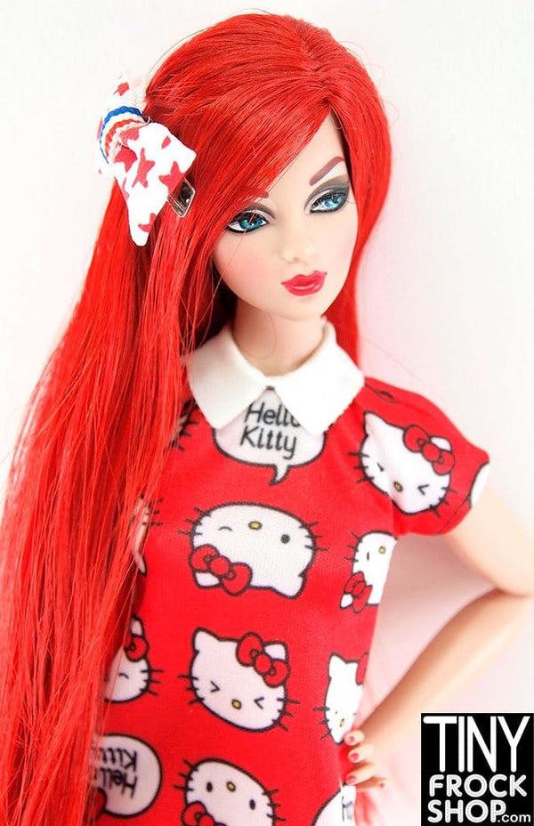 12" Fashion Doll Bow Hair Clips by Pam Maness 12" Fashion Doll Bow Hair Clips by Pam Maness