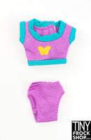 12" Fashion Doll Flower, Butterfly, And Star Swimsuit Tankinis