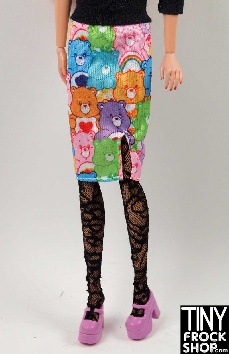 Barbie FKR85 Care Bears Colorful Graphic Skirt - TinyFrockShop.com