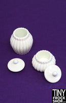 12" Fashion Doll Metal Enamel Containers with Lids - Set of 2 - More Colors