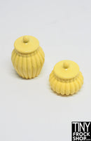 12" Fashion Doll Metal Enamel Containers with Lids - Set of 2 - More Colors