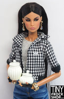 12" Fashion Doll Metal Enamel Containers with Lids - Set of 2 - More Colors