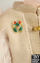  Christmas Magnetic Brooches by Pam Maness for TFS - TinyFrockShop.com