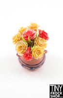 12" Fashion Doll Clay Vase Flower Arrangements by Ginger Baldwin