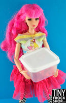 12" Fashion Doll Clear Storage Containers - 2 Shapes