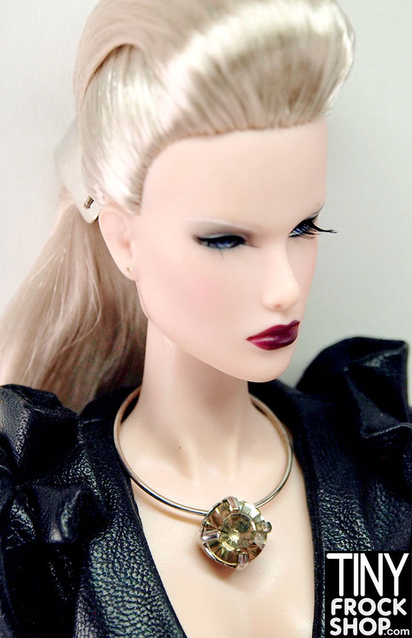 12" Fashion Doll Coffee Diamond Necklace by Pam Maness
