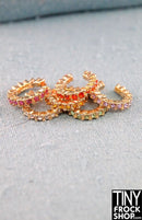 12" Fashion Doll Colorful Rhinestone Bangle Bracelets