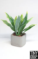 12" Fashion Doll Concrete Vase Plant