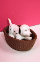 Crouching Puppy with Bed - TinyFrockShop.com