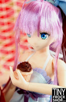 12" Fashion Doll Handmade Vanilla-Chocolate Cupcake By Cafe Miniature