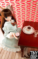 12" Fashion Doll Handmade Vanilla-Chocolate Cupcake By Cafe Miniature