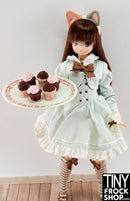 12" Fashion Doll Handmade Vanilla-Chocolate Cupcake By Cafe Miniature