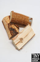 12" Fashion Doll Firewood Yule Logs - 1 Piece - By Ash Decker - 3 Styles