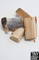 12" Fashion Doll Firewood Yule Logs - 1 Piece - By Ash Decker - 3 Styles