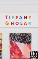 12" Fashion Doll Collage on Wood Horizontal with Easel by Tiffany Gholar - 2 Styles