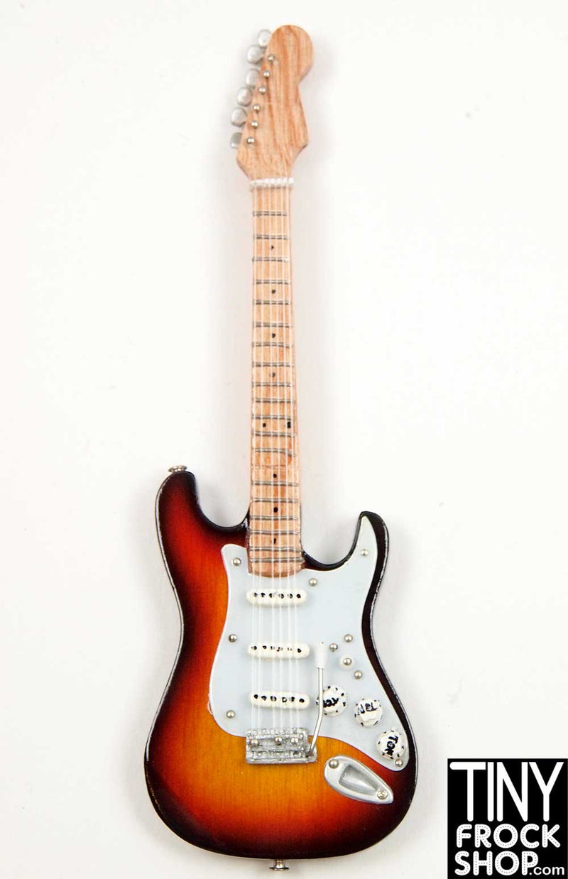 GM10 Brown and White Guitar - TinyFrockShop.com