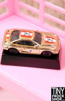 12" Fashion Doll 12" Fashion Male Doll Gold Race Car Statuette - Tiny Frock Shop