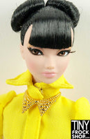 12" Fashion Doll Gold Stud Collar Necklace - Tiny Frock Shop