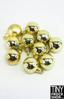 12" Fashion Doll Christmas Ornaments - Pack of 10 - More Colors