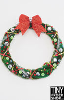 12" Fashion Doll Christmas Bow Wreaths By Ash Decker