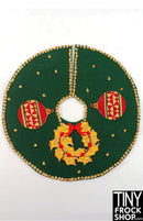 12" Fashion Doll Green Christmas Tree Skirts by Dress that Doll